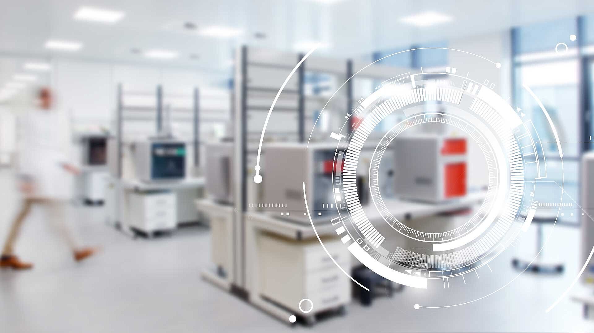 Focus center with lab in the background