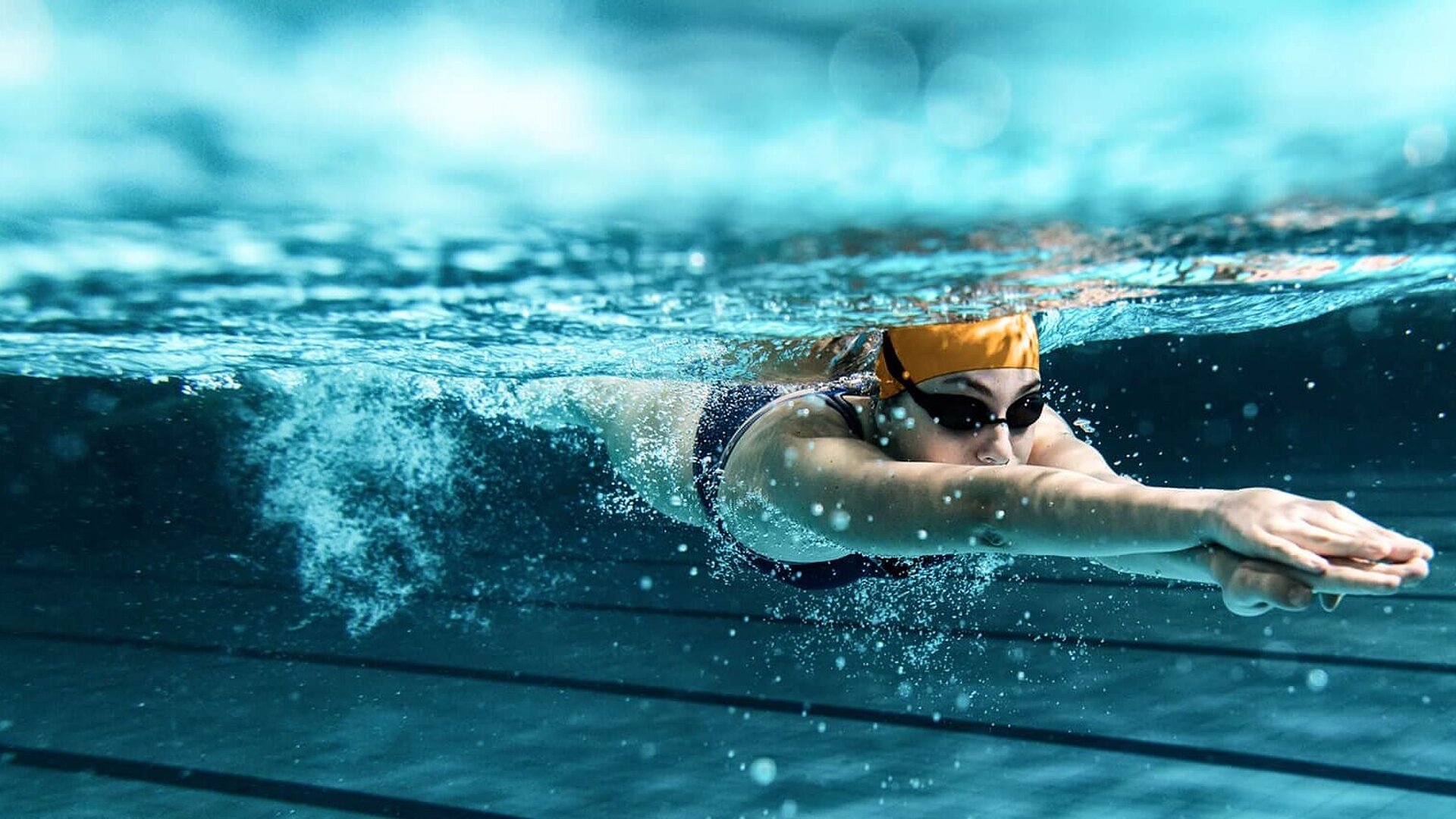 Competitive swimmer