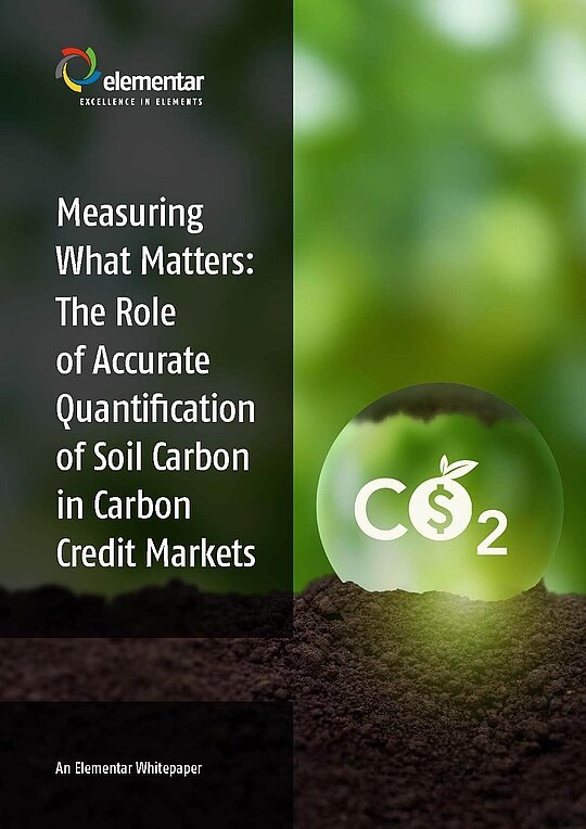 Whitepaper "Measuring What Matters: The Role of Accurate Quantification of Soil Carbon in Carbon Credit Markets"