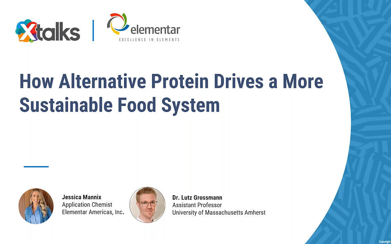Webinar "How Alternative Protein Drives a More Sustainable Food System"