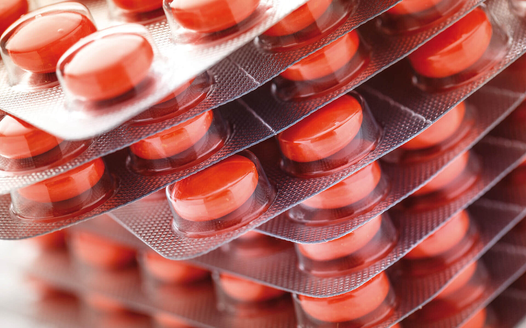 Blister pack of tablets