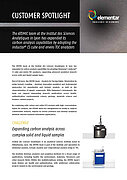 Front page of a customer reference from ISA Lyon in Francce for TOC and inorganic elemental analysis