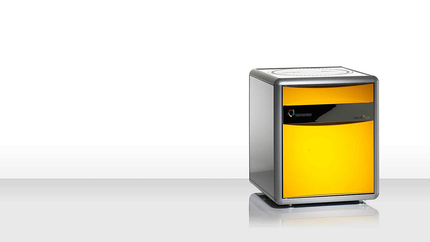 Carbon and sulfur analyzer rapid CS cube - Elementar