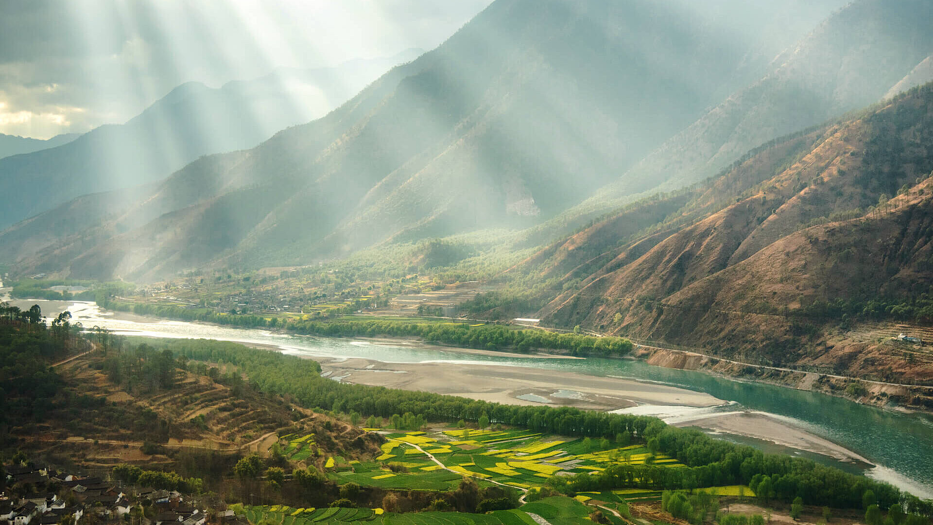Hydrology river valley