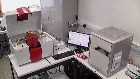 Laboratory of the  University Claude Bernard Lyon 1 with IsoPrime100 IRMS system  