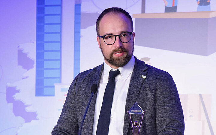 Jochen Isensee at the Stevie Awards