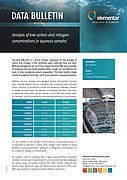 Titelseite des Data Bulletins