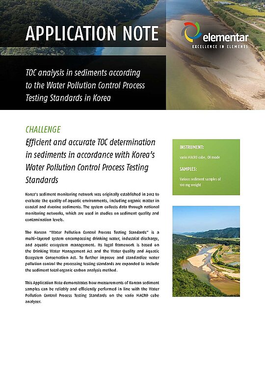 Curated visual reference: Gallery Detail: Toc Analysis In Sediments According To The Water Pollution Control