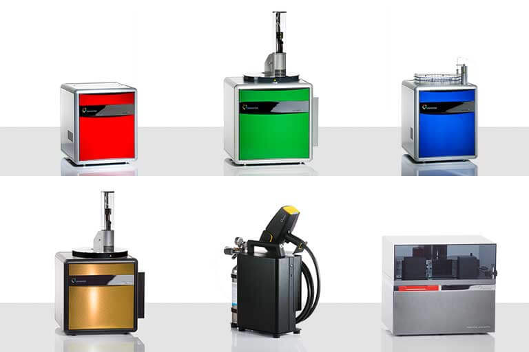 A selection of analytical instruments by Elementar